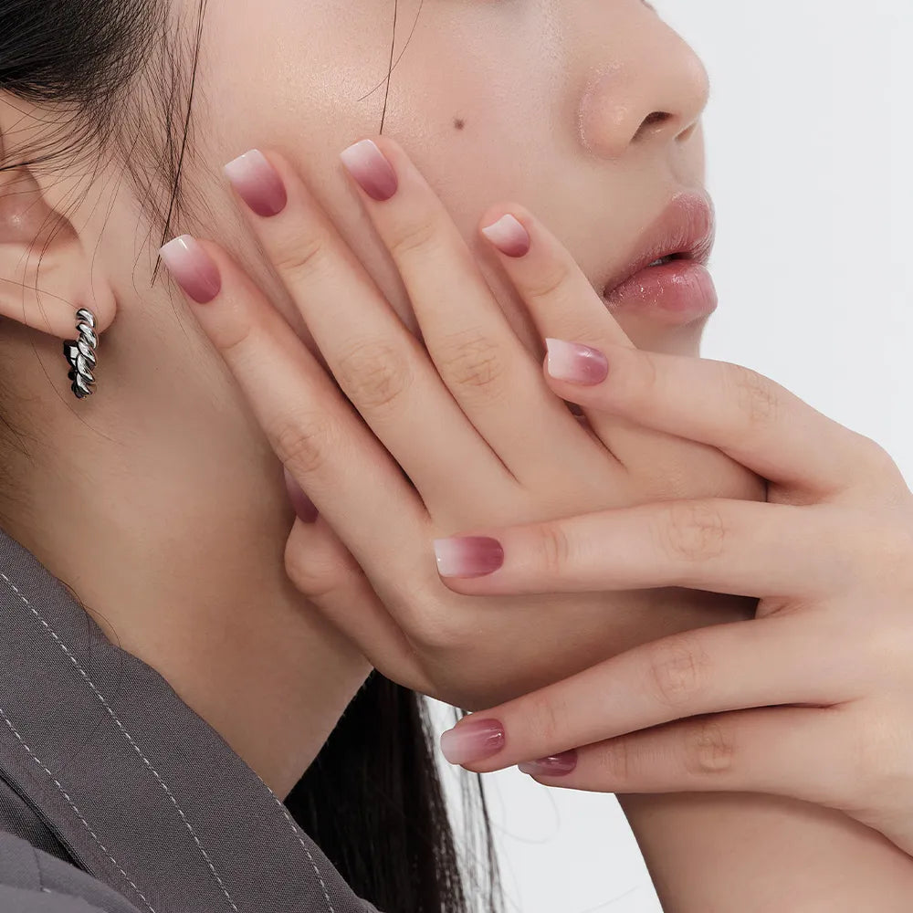 [MUZMAK] Nail Tips in Dove (Regular Square)