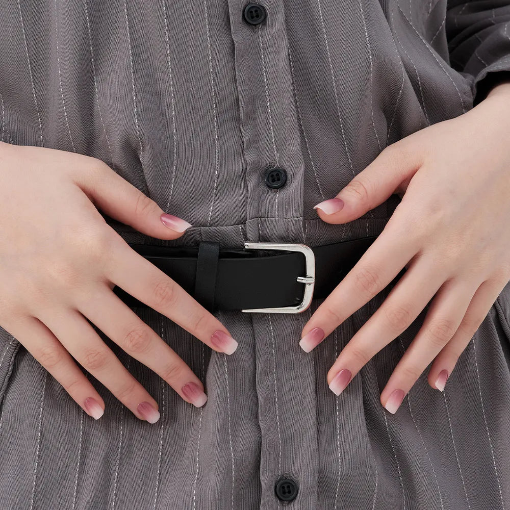 [MUZMAK] Nail Tips in Dove (Regular Square)