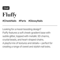 [MUZMAK] Nail Tips in Fluffy (Oval)