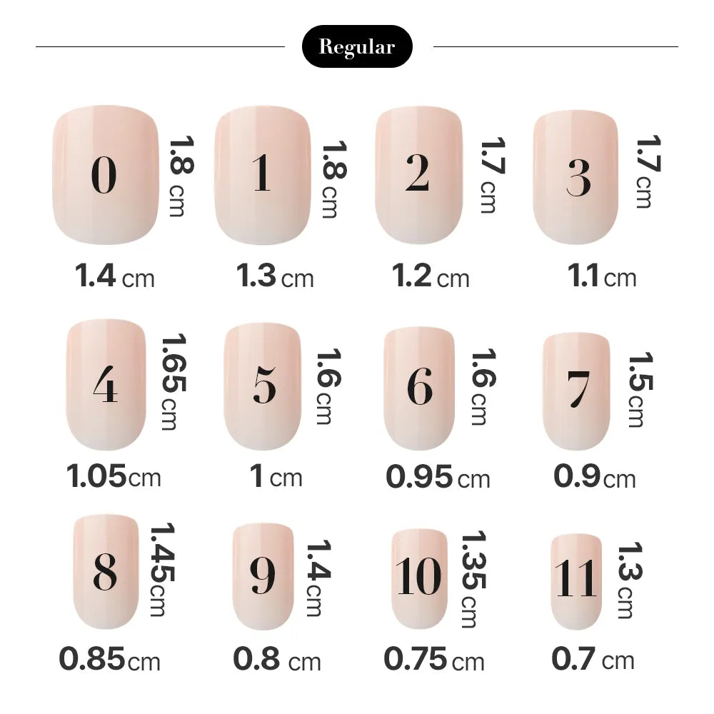 [MUZMAK] Nail Tips in Fluffy (Oval)