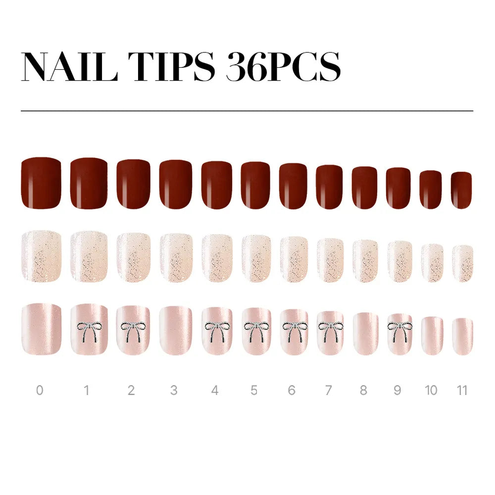 [MUZMAK] Nail Tips in Fluffy (Oval)