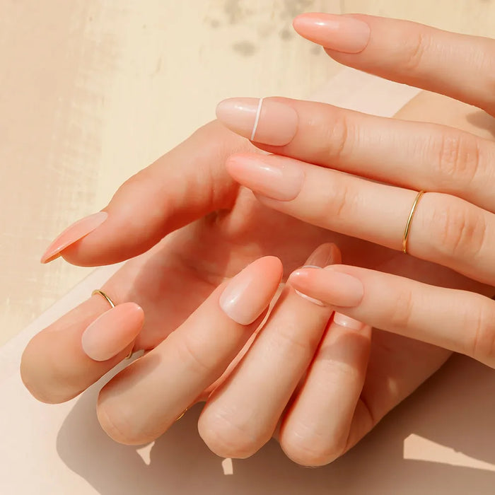 [MUZMAK] Nail Tips in Ginger Mellow (Almond)