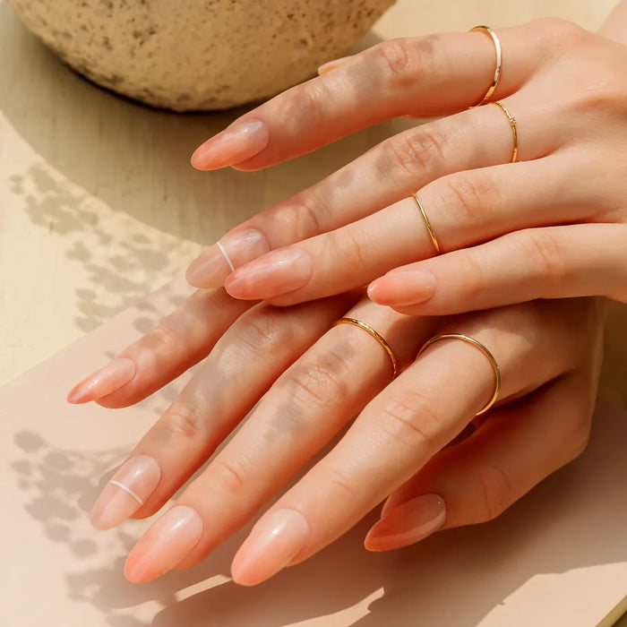 [MUZMAK] Nail Tips in Ginger Mellow (Almond)
