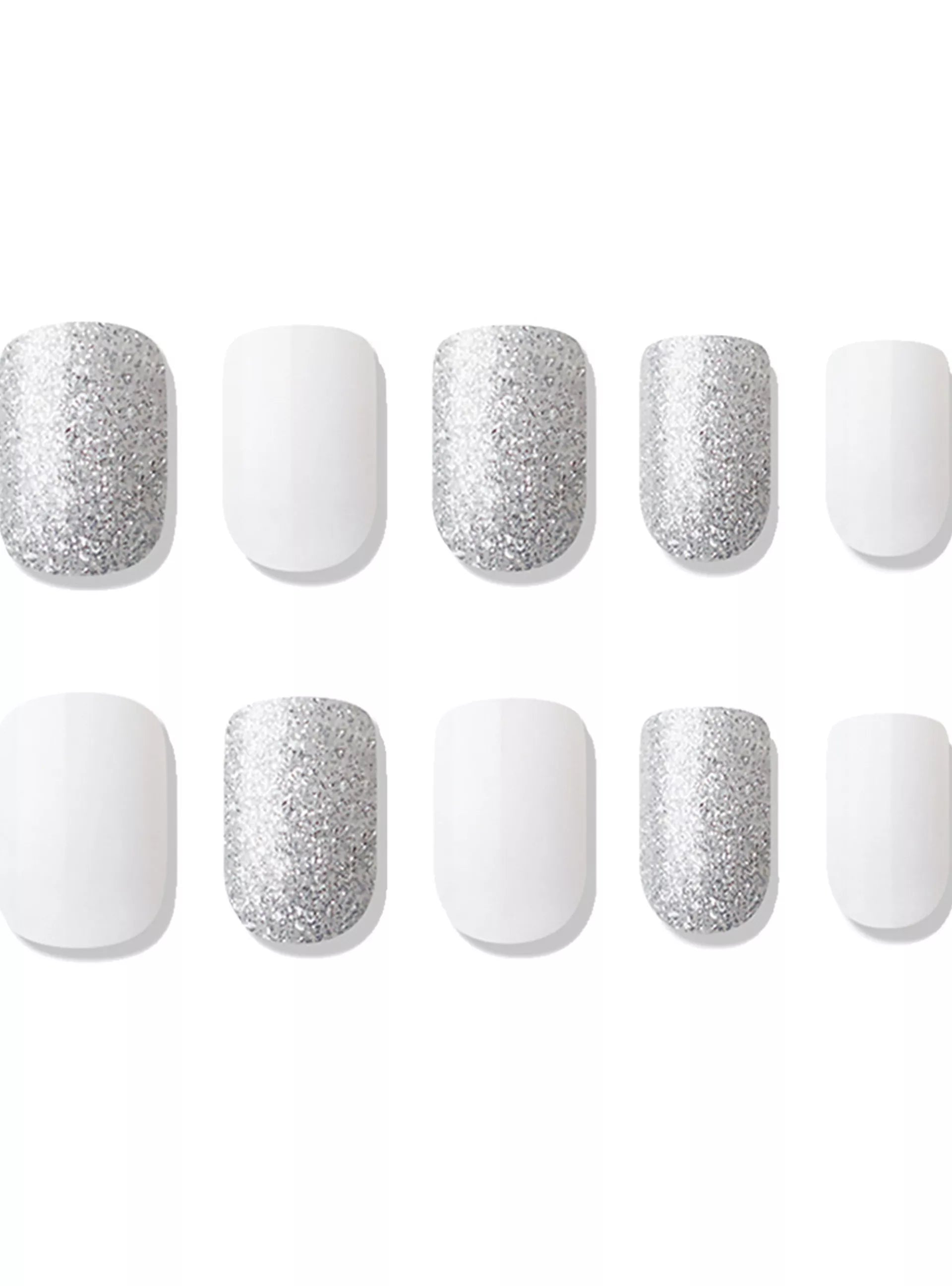 [MUZMAK]Nail Tips in  Moondust (Regular Square)