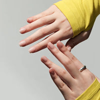 [MUZMAK] Nail Tips in Peach Glitter (Regular Square)