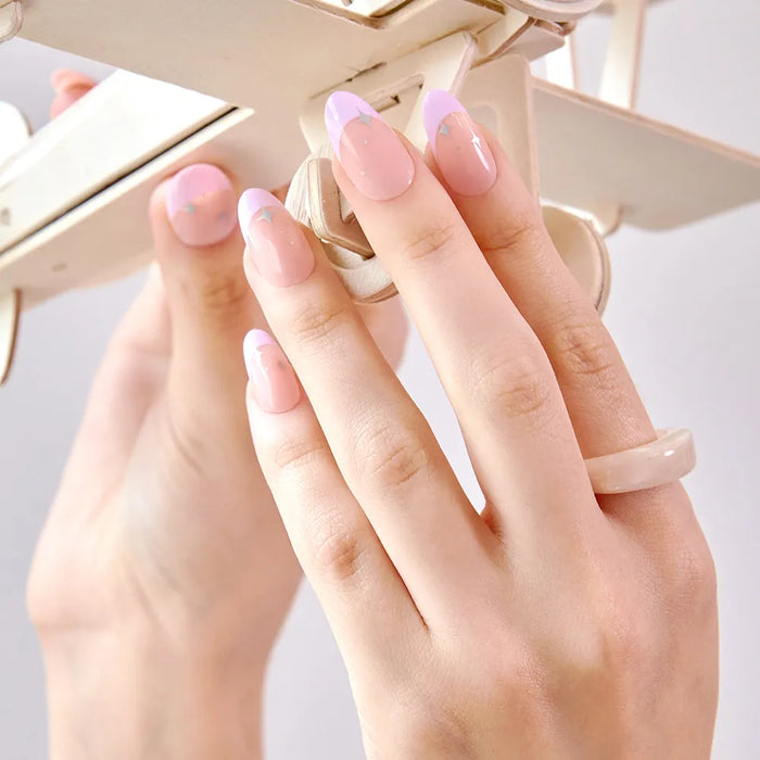 [MUZMAK] Nail Tips in Periwinkle (Almond)