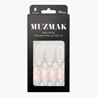 [MUZMAK] Nail Tips in  Silhouette (Almond)
