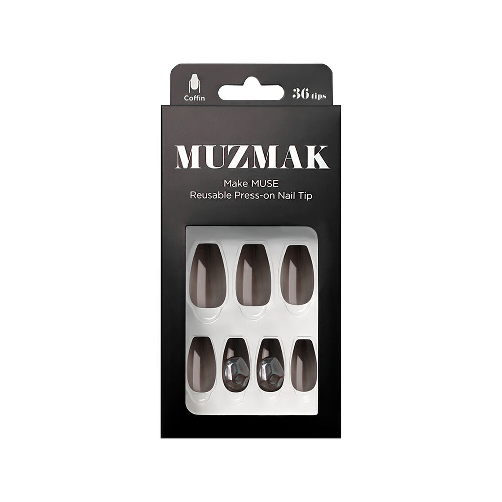 [MUZMAK]Nail Tips in  Stone Ice (Coffin)